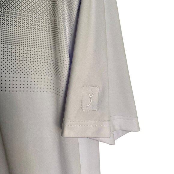 PGA Tour White and Gray Polo Shirt Men's XL - Picture 5 of 9
